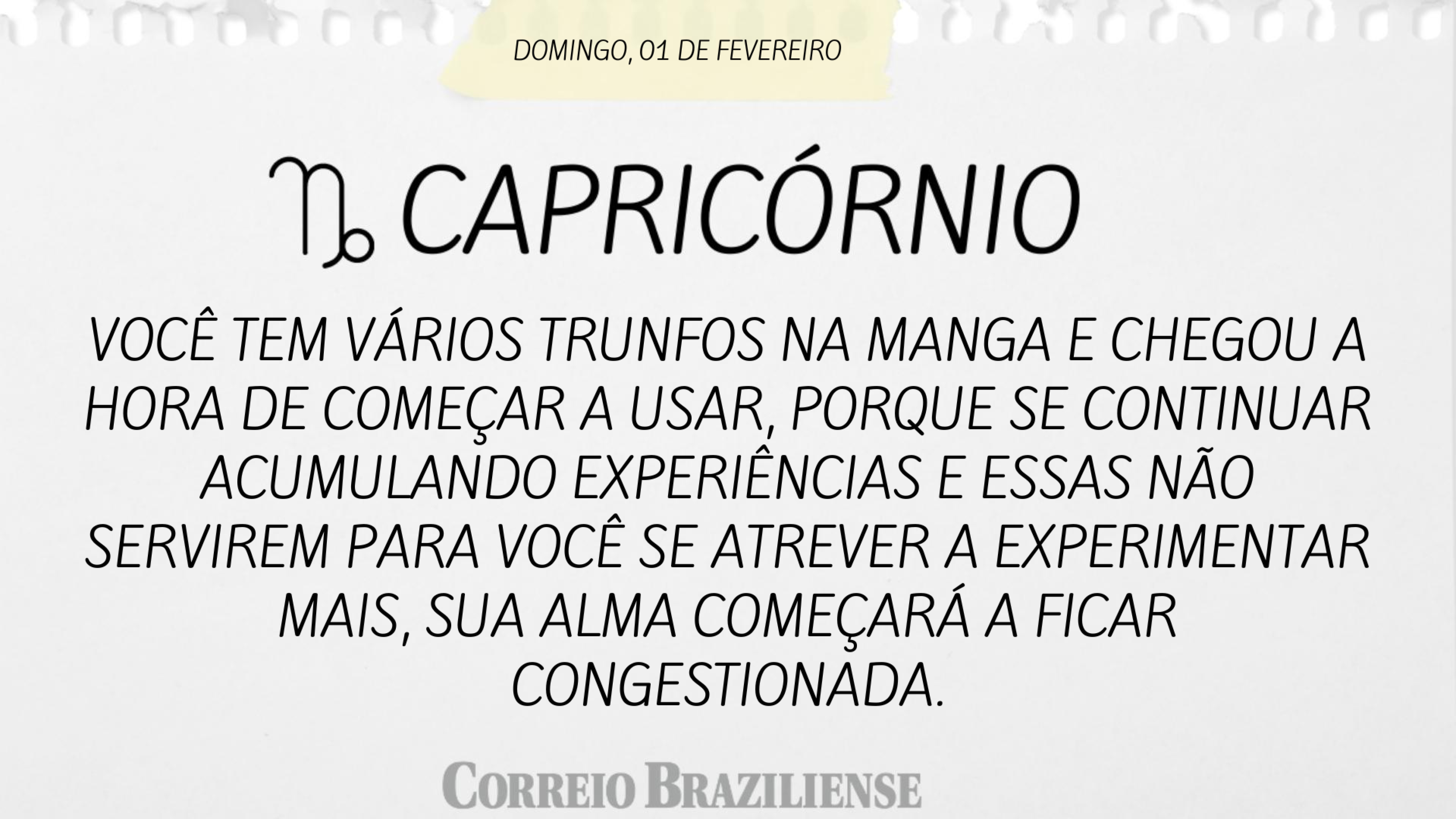 Hor&oacute;scopo deste domingo