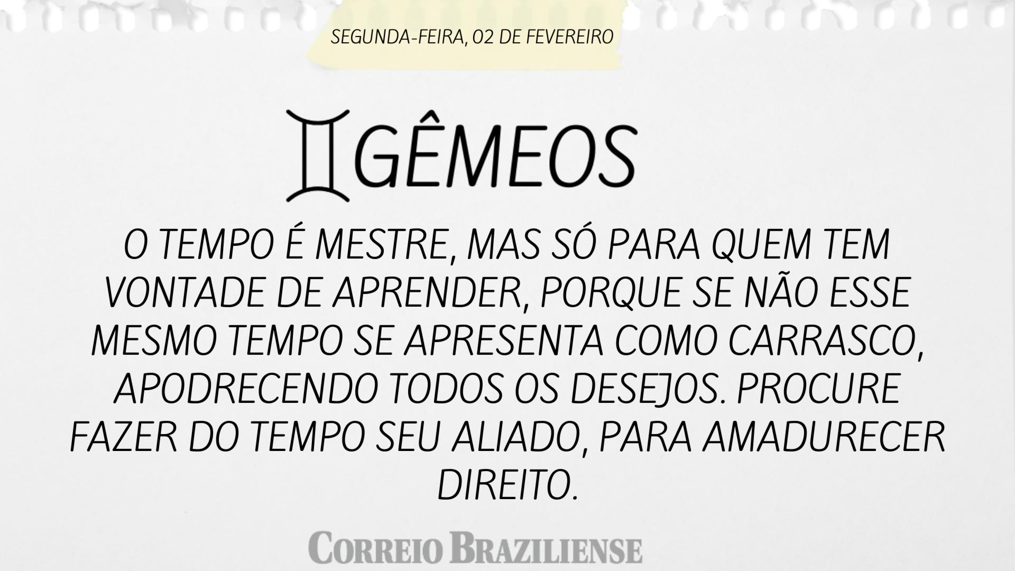 Hor&oacute;scopo desta segunda-feira 