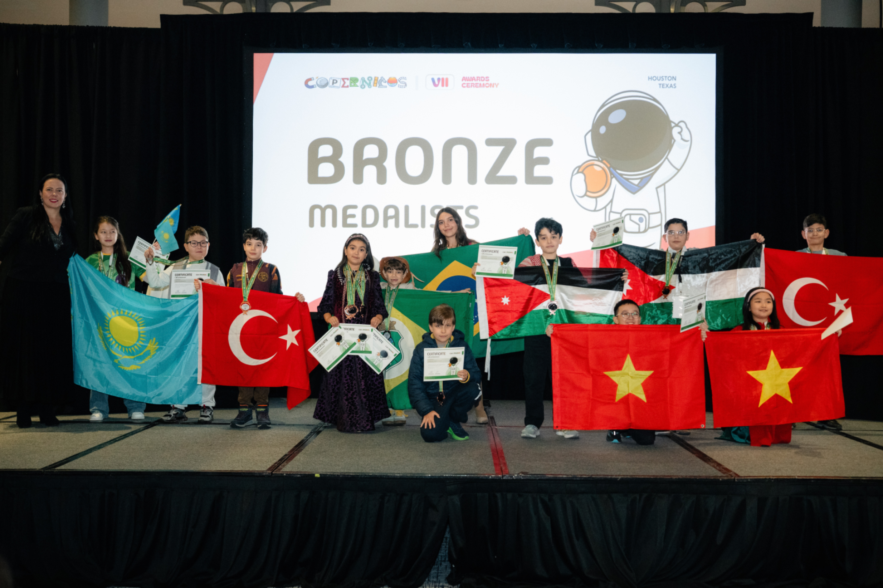 Participantes de diversos pa&iacute;ses na fase global da Copernicus Global Round 2026.