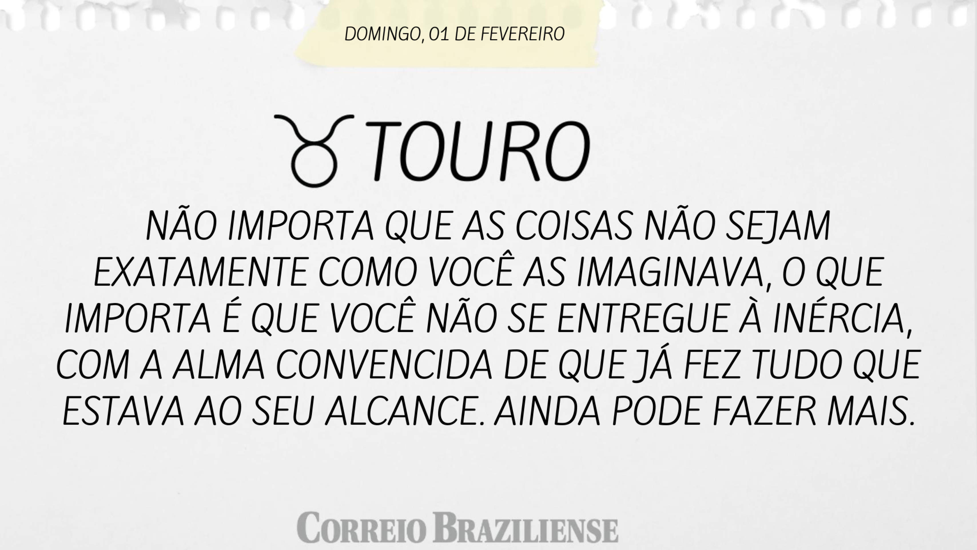 Hor&oacute;scopo deste domingo