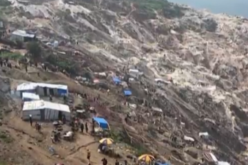 Desabamento em mina de coltan no Congo deixa 200 mortos -  (crédito: Reprodução/redes sociais )