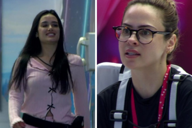 As participantes do BBB 26, Jordana (esquerda) e Ana Paula Renault (direita) - (crédito: Reprodução / TV Globo) As participantes do BBB 26, Jordana (esquerda) e Ana Paula Renault (direita) - (crédito: Reprodução / TV Globo)