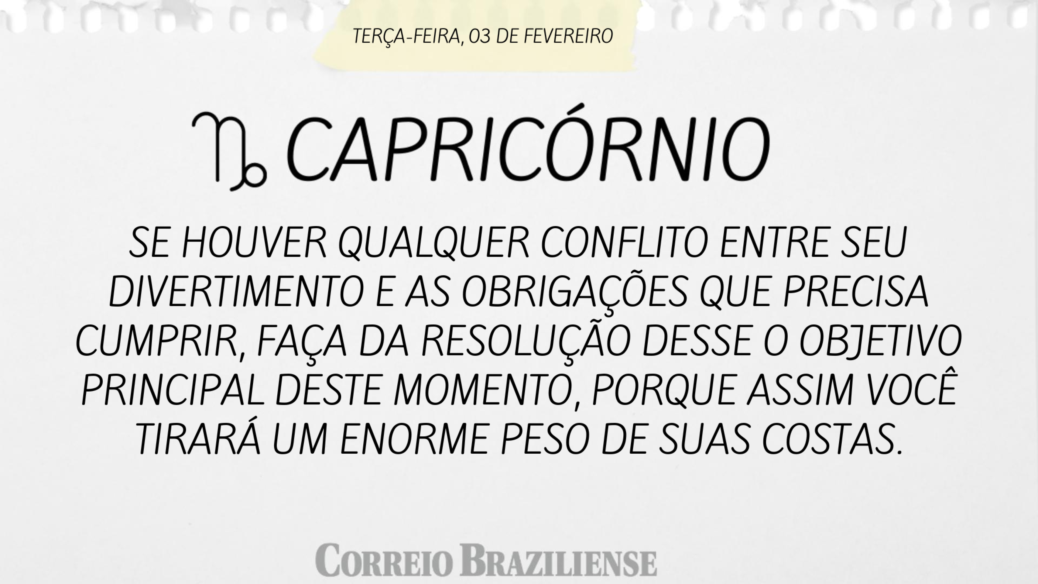 Hor&oacute;scopo desta ter&ccedil;a