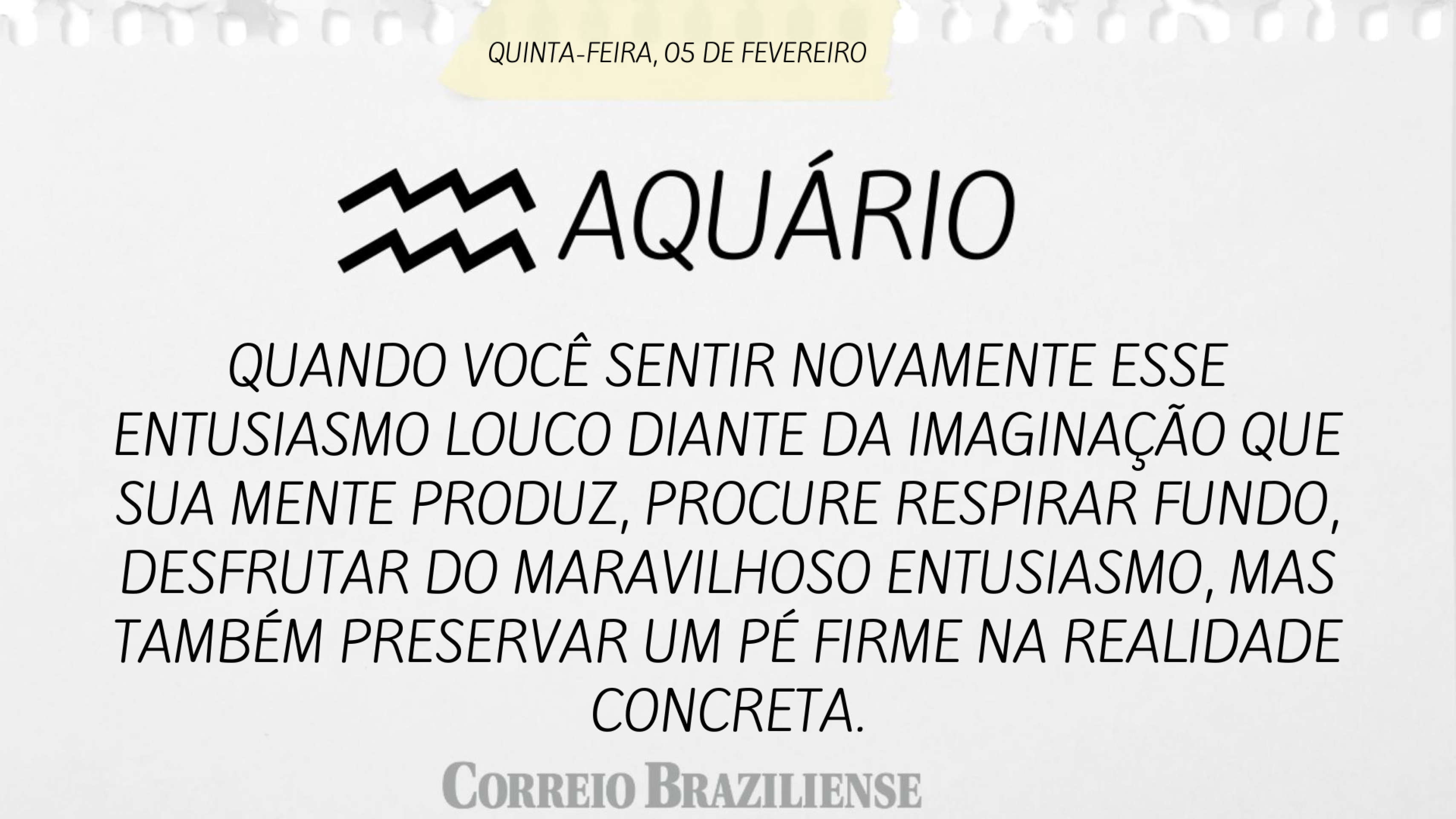 Hor&oacute;scopo desta quinta