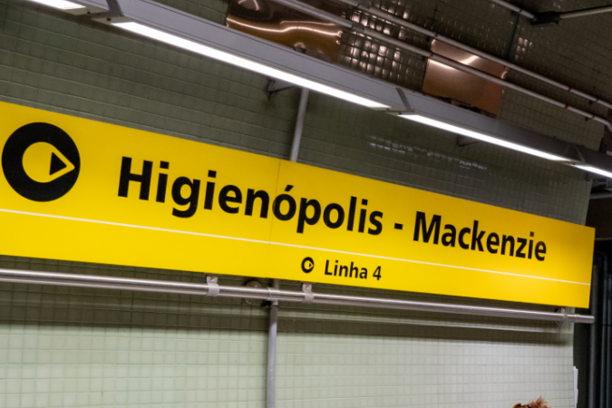 Estação do Metrô Higienópolis-Mackenzie - (crédito: Reprodução/Google) Estação do Metrô Higienópolis-Mackenzie - (crédito: Reprodução/Google)
