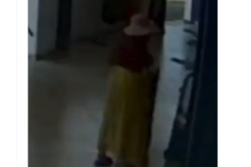 Imagens de câmeras de segurança registraram a ação. Nos vídeos, a turista aparece com uma mala e uma bolsa - (crédito: Reprodução/Redes Sociais ) Imagens de câmeras de segurança registraram a ação. Nos vídeos, a turista aparece com uma mala e uma bolsa - (crédito: Reprodução/Redes Sociais )