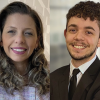 Samanta Leite Diniz e Gustavo Costa da Silva advogados da área trabalhista, sindical e de remuneração de Executivos do escritório Innocenti Advogados Associados -  (crédito: Divulgação)