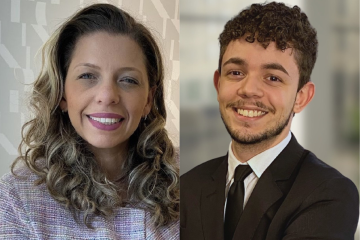 Samanta Leite Diniz e Gustavo Costa da Silva advogados da área trabalhista, sindical e de remuneração de Executivos do escritório Innocenti Advogados Associados -  (crédito: Divulgação)