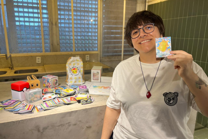 Lívia Figueredo saiu do interesse de lojista, para o interesse lojistíco com o Encontro Pokémon BSB.