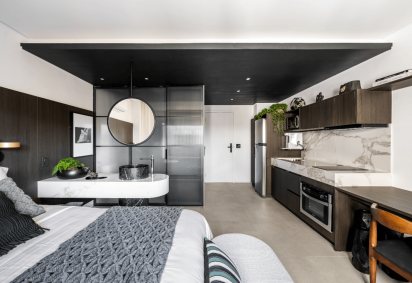 Planejamento e escolhas estratégicas ajudam a valorizar cada metro do apartamento (Projeto: Lima Vari Arquitetos | Imagem: Renato Navarro) -  (crédito: EdiCase) -Planejamento e escolhas estratégicas ajudam a valorizar cada metro do apartamento (Projeto: Lima Vari Arquitetos | Imagem: Renato Navarro) -  (crédito: EdiCase)