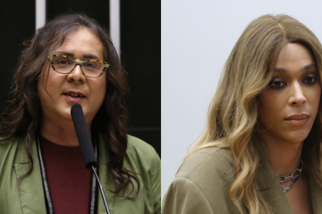 'Falas criminosas atacam toda comunidade de travestis e transexuais', disse a parlamentar mineira -  (crédito: Fotos: Kayo Magalhães/Câmara dos Deputados; Montagem: Wal Lima/CB/Press)