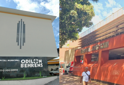 A mãe foi socorrida ao Hospital Metropolitano Odilon Behrens e o amigo do alvo ao Hospital João XXIII -  (crédito: Arquivo EM)