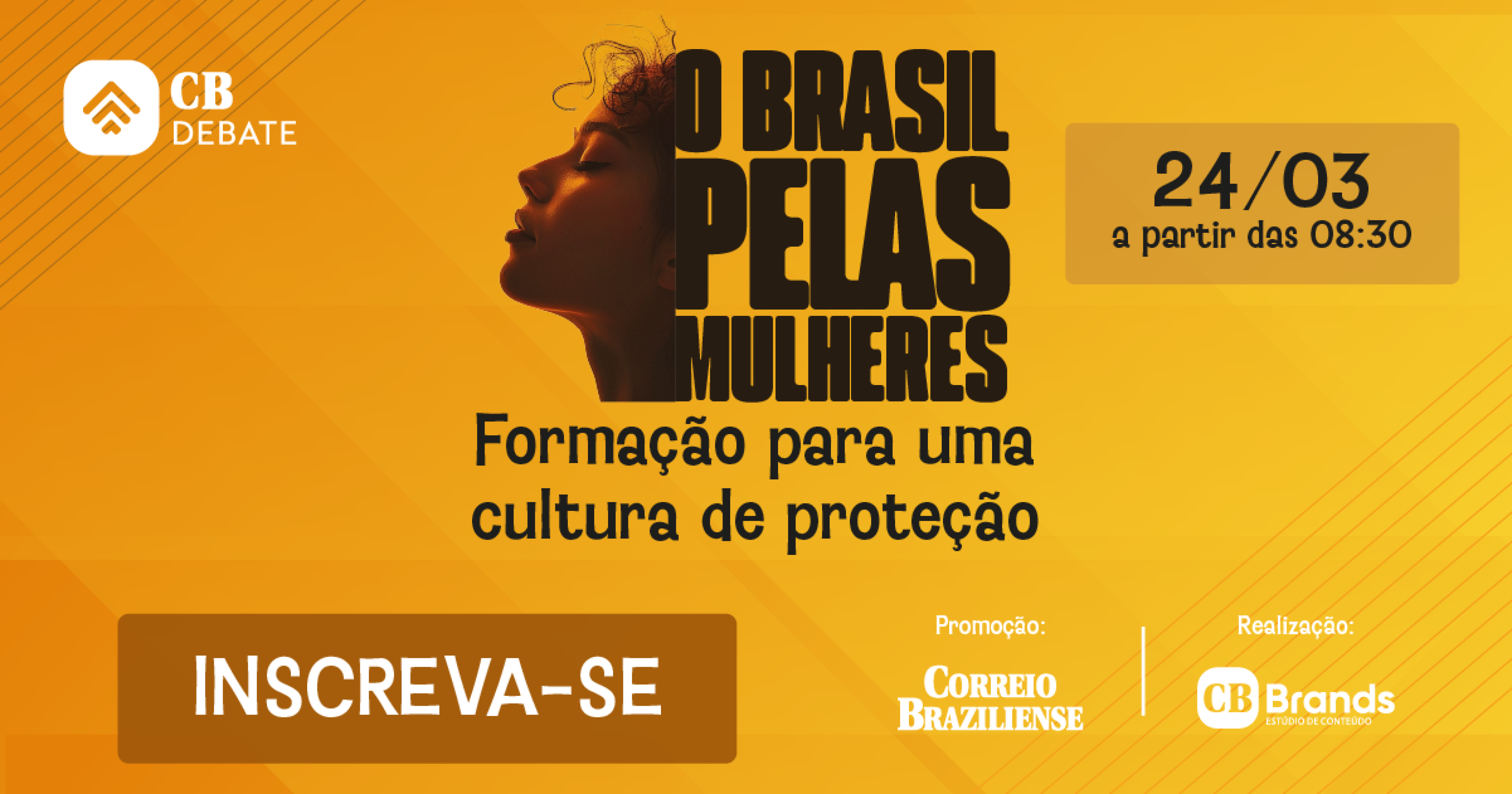 O Brasil pelas Mulheres: formação para uma cultura de proteção -  (crédito: CB Brands)