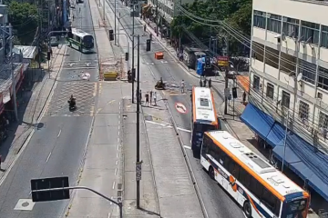 Durante o confronto um suspeito foi baleado - (crédito: Reprodução/Redes sociais) Durante o confronto um suspeito foi baleado - (crédito: Reprodução/Redes sociais)