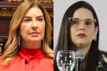 Renata Gil, juiza do Tribunal de Justiça do Rio de Janeiro, ex-conselheira do Conselho Nacional de Justiça e Celina Coelho, doutora em direito, mestre em administração pública, assessora de conselheiros e conselheiras do CNJ, ex-delegada de Polícia Civil -  (crédito: Divulgação)