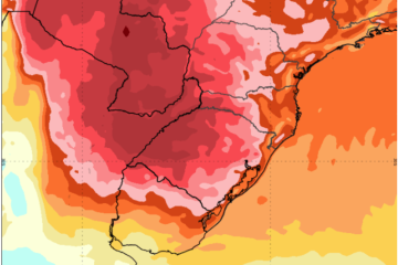 Outono começa com temperaturas elevadas no Mato Grosso do Sul e sul  -  (crédito: INMET)