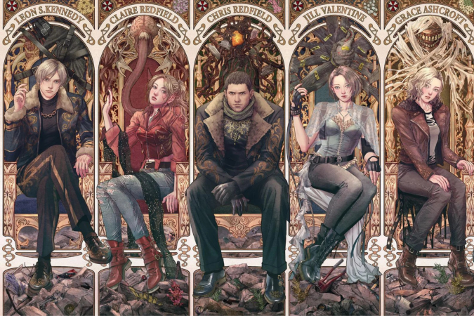 Em comemoração ao aniversário da saga a Capcom soltou uma arte especial com todos os protagonistas da franquia numerada.