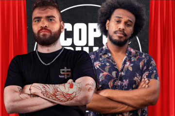 Humoristas Tiago Santineli e Luis Titoin foram parar na delegacia ap&oacute;s espet&aacute;culo em BH -  (crédito: Divulga&ccedil;&atilde;op)