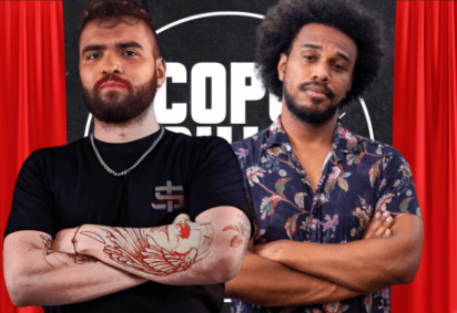 Humoristas Tiago Santineli e Luis Titoin foram parar na delegacia ap&oacute;s espet&aacute;culo em BH -  (crédito: Divulga&ccedil;&atilde;op)