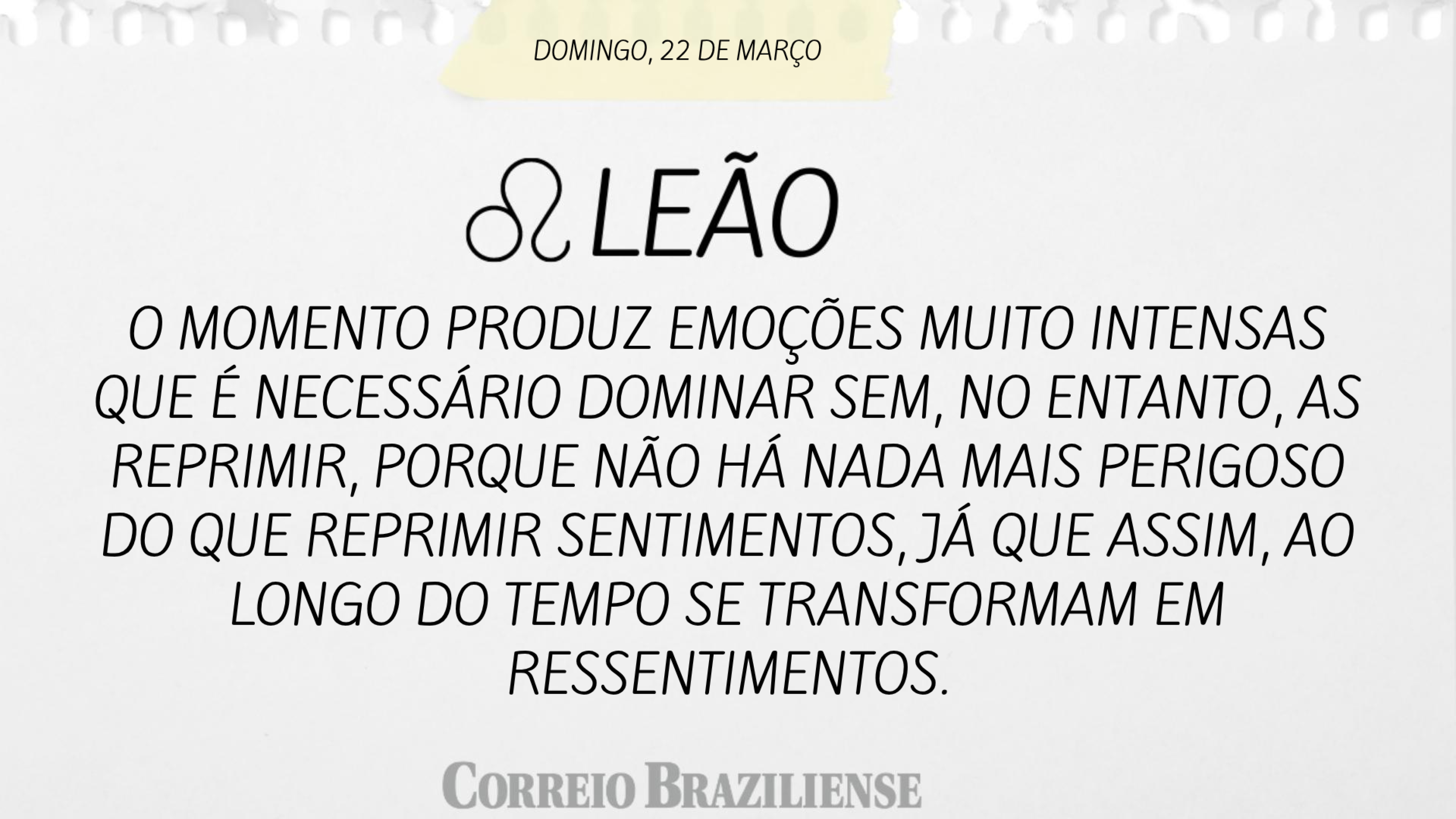 Confira o hor&oacute;scopo deste domingo