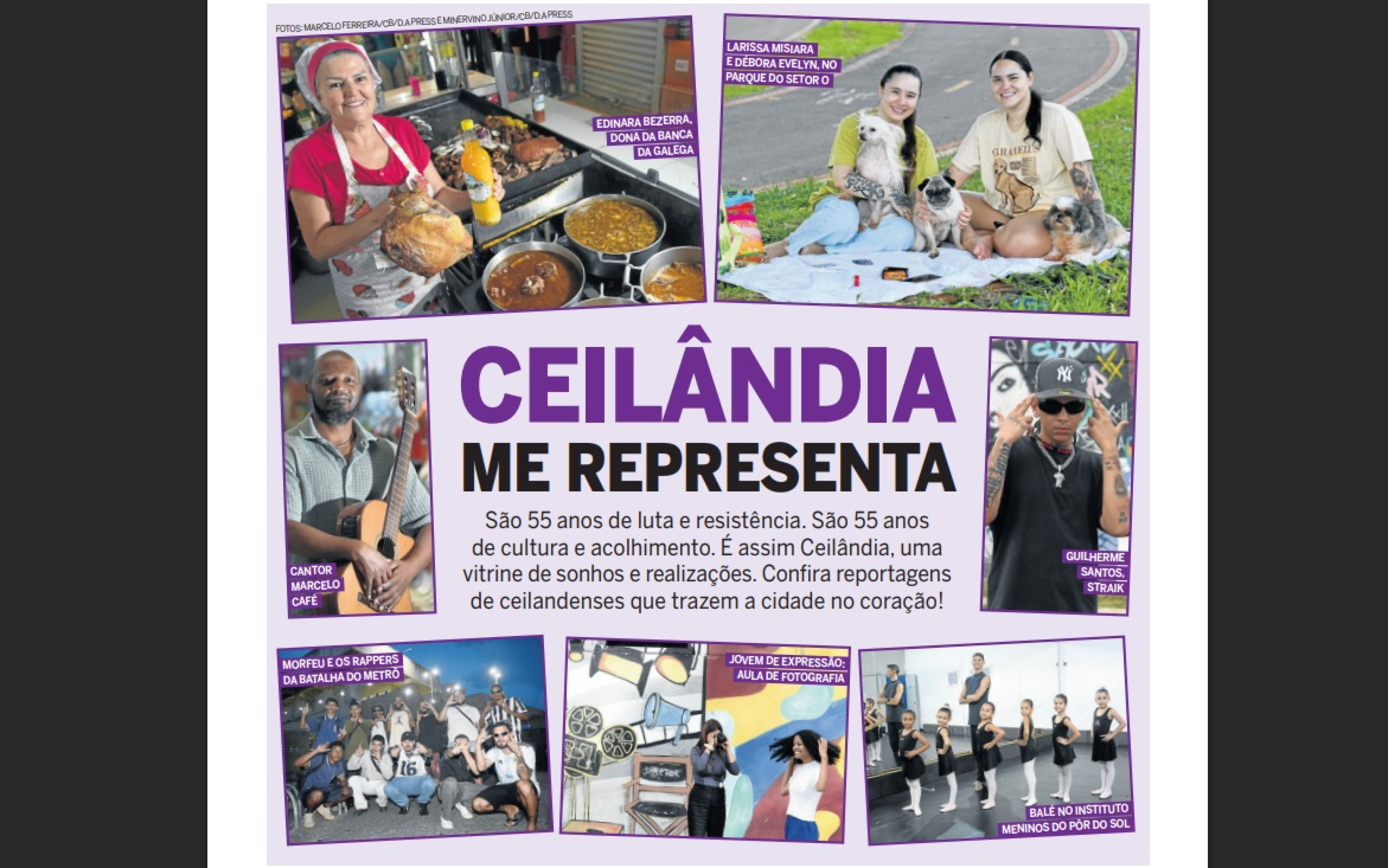 Comemora, Ceilândia! São 55 anos -  (crédito: produção)