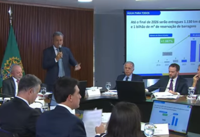 Após o término da reunião, Rui Costa minimizou a cobrança ao titular da pasta de comunicação. 