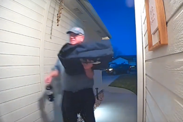 Após notar que a pizzaria em que trabalha estava sem refrigerante diet, Dan Simpson parou em um mercado para completar o pedido do cliente -  (crédito: Reprodução/ TikTok / @katey_93)