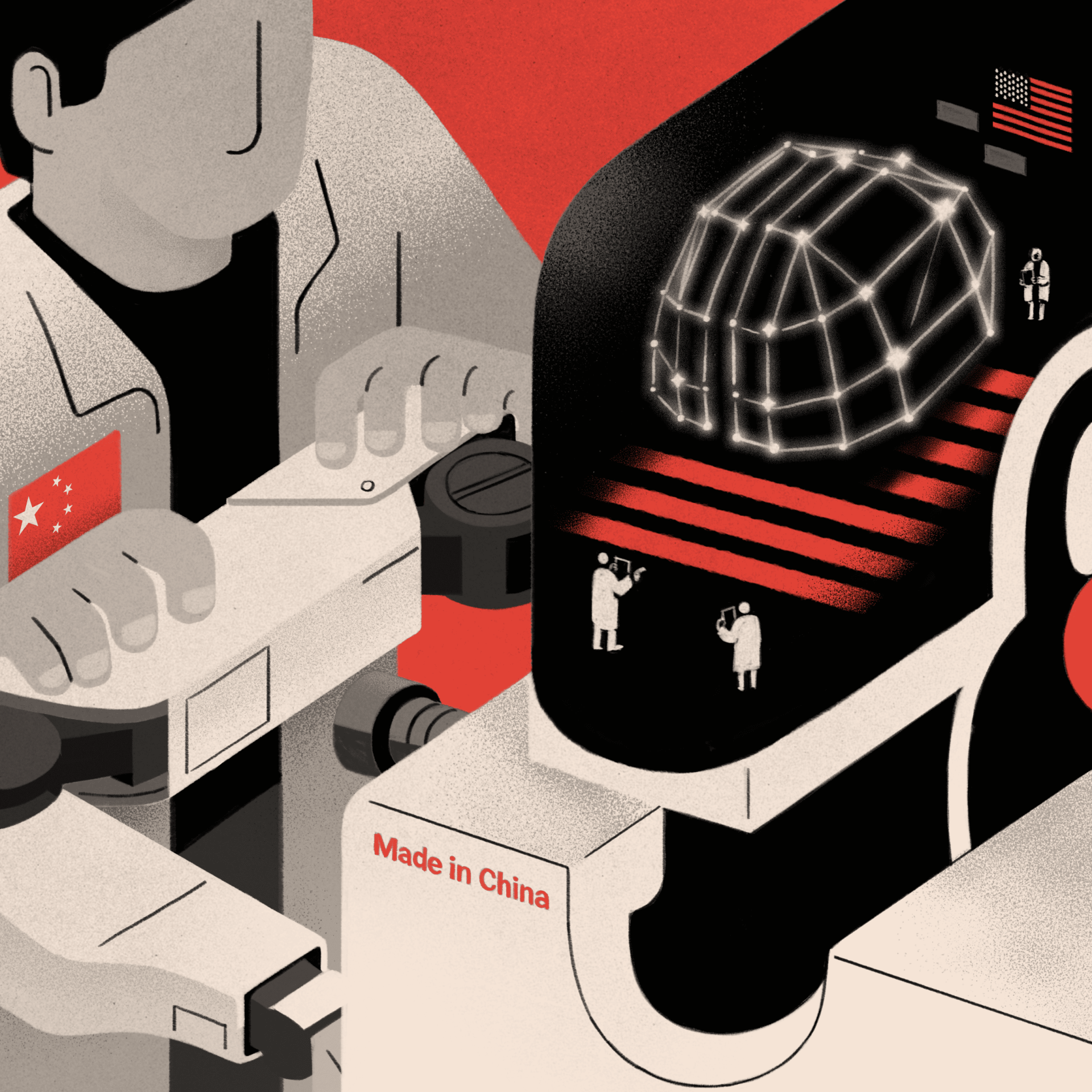 Os Estados Unidos impedem que máquinas da empresa holandesa ASML cheguem à China - (crédito: Bloomberg via Getty Images) Os Estados Unidos impedem que máquinas da empresa holandesa ASML cheguem à China - (crédito: Bloomberg via Getty Images)