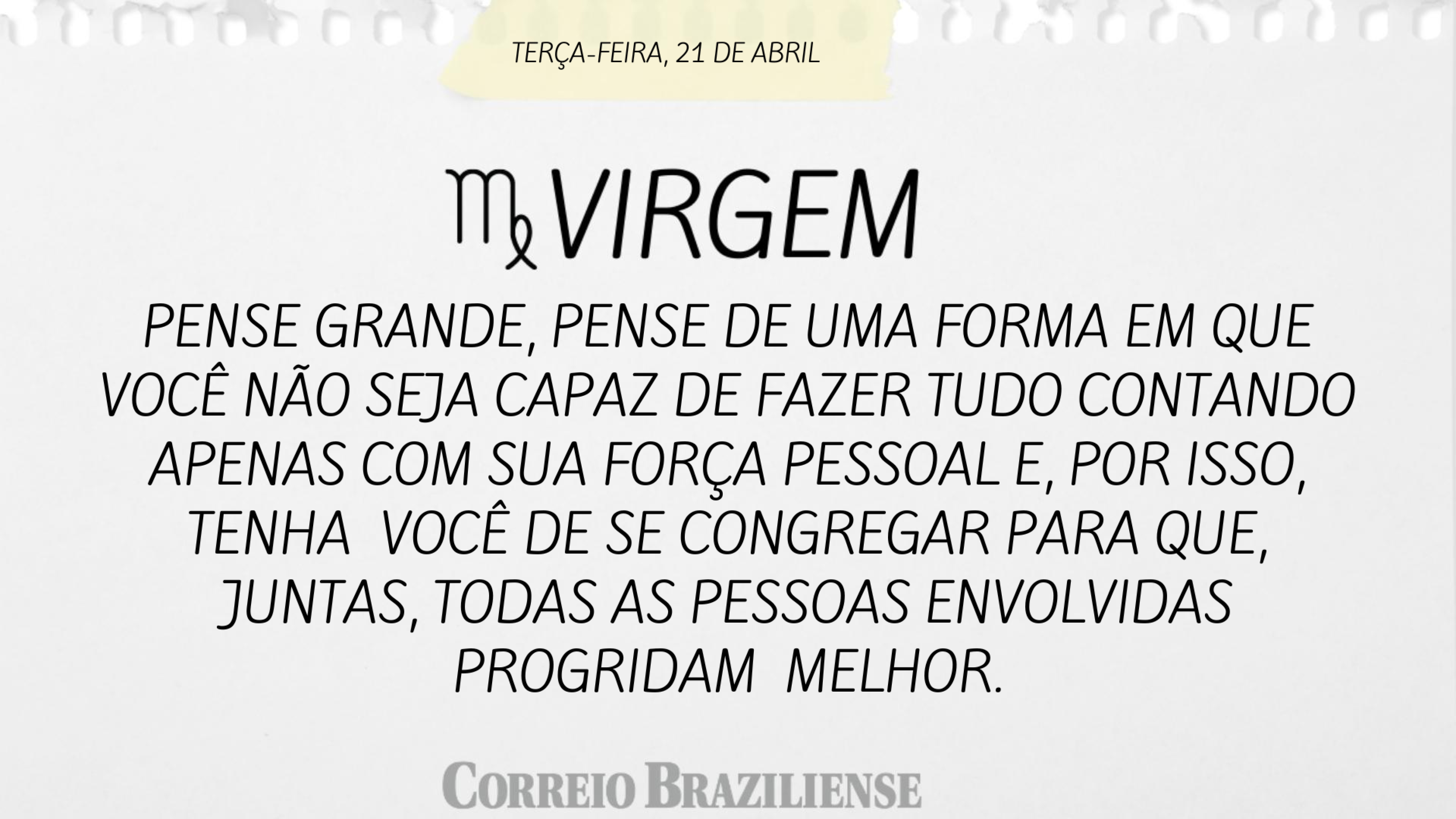 Hor&oacute;scopo | 21 de abril