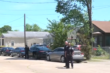 A investigação, que deve ficar sob responsabilidade da Polícia Estadual da Louisiana, aponta que o crime teria sido motivado por violência doméstica -  (crédito: Reprodução/ABC 7 News)