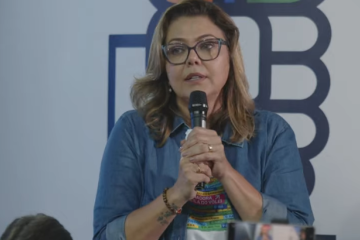 Senadora Leila do Vôlei afirma que caso Master pode influenciar as eleições no Distrito Federal este ano.
 -  (crédito: Reprodução/Youtube)