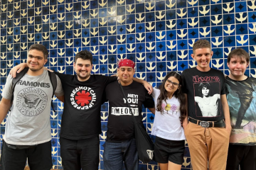 Integrantes da Timeout Rock Band -  (crédito: Divulga&ccedil;&atilde;o)