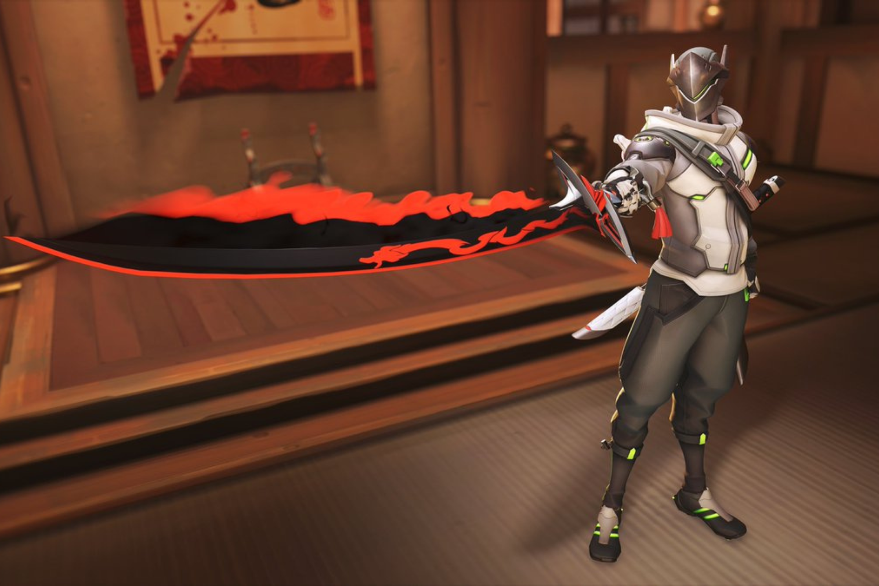 Genji ganhou uma skin nova para sua katana.