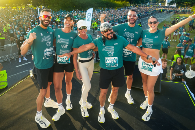Bell Marques, Rafa e Pipo desembarcam em Brasília com a 'Corrida 100% Você' - (crédito: Divulgação) Bell Marques, Rafa e Pipo desembarcam em Brasília com a 'Corrida 100% Você' - (crédito: Divulgação)