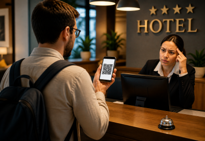 Check-in digital em hotéis avança no Brasil, mas enfrenta entraves na prática -  (crédito: Uai Turismo) -Check-in digital em hotéis avança no Brasil, mas enfrenta entraves na prática -  (crédito: Uai Turismo)