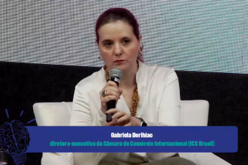 Gabriela Dorlhiac defendeu a modernização do ambiente regulatório brasileiro como caminho para ampliar a competitividade e atrair investimentos. -  (crédito: Reprodução)
