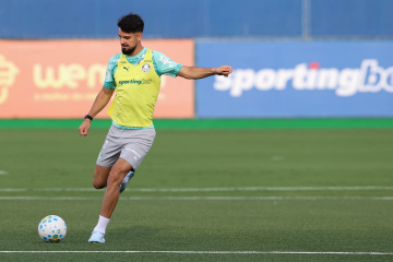 O centroavante foi convocado para a seleção argentina e desfalca os treinos durante os amistosos da Data Fifa - (crédito: Cesar Greco/Palmeiras) O centroavante foi convocado para a seleção argentina e desfalca os treinos durante os amistosos da Data Fifa - (crédito: Cesar Greco/Palmeiras)
