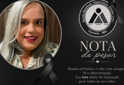 'Sua luta diária foi inspiração para todos ao seu redor', diz o comunicado da instituição educacional onde Bianka trabalhava -  (crédito: Redes Sociais/Reprodução)