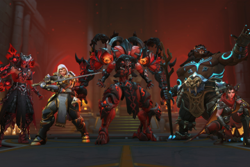 Personagens do elenco receberam um novo evento que traz skins personalizadas inspiradas em Diablo. -  (crédito: Divulgação/Activision Blizzard )