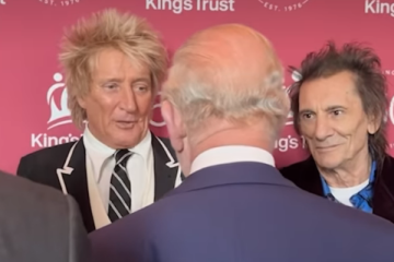 Rod Stewart chama Trump de 'canalha' em encontro com rei Charles -  (crédito: Reprodução/Redes sociais )