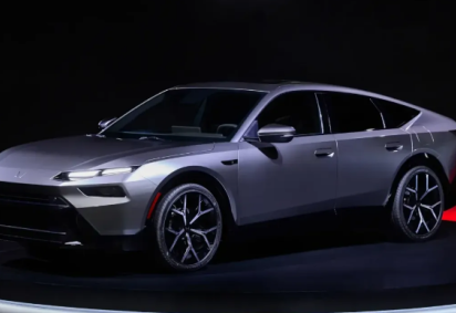 O sedã médio vai ganhar uma carroceria no estilo fastback, combinando superfícies curvas com linhas retas e lembrando carros com design futurista como o Tesla Cyber Truck -  (crédito: Reprodução / Honda) -O sedã médio vai ganhar uma carroceria no estilo fastback, combinando superfícies curvas com linhas retas e lembrando carros com design futurista como o Tesla Cyber Truck -  (crédito: Reprodução / Honda)