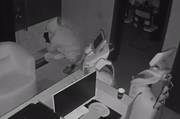 Imagens de câmera de segurança mostram a ação dos criminosos -  (crédito: Material cedido ao Correio/61Notícias)