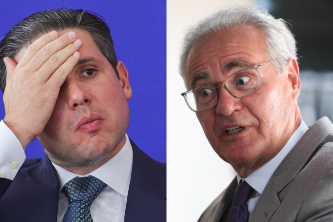 Calheiros criticou a emenda apresentada por Motta ao projeto que originou a lei do Sistema Brasileiro de Comércio de Emissões de Gases de Efeito Estufa - (crédito: Marcelo Camargo/Agência Brasil e Lula Marques/Agência Brasil) Calheiros criticou a emenda apresentada por Motta ao projeto que originou a lei do Sistema Brasileiro de Comércio de Emissões de Gases de Efeito Estufa - (crédito: Marcelo Camargo/Agência Brasil e Lula Marques/Agência Brasil)