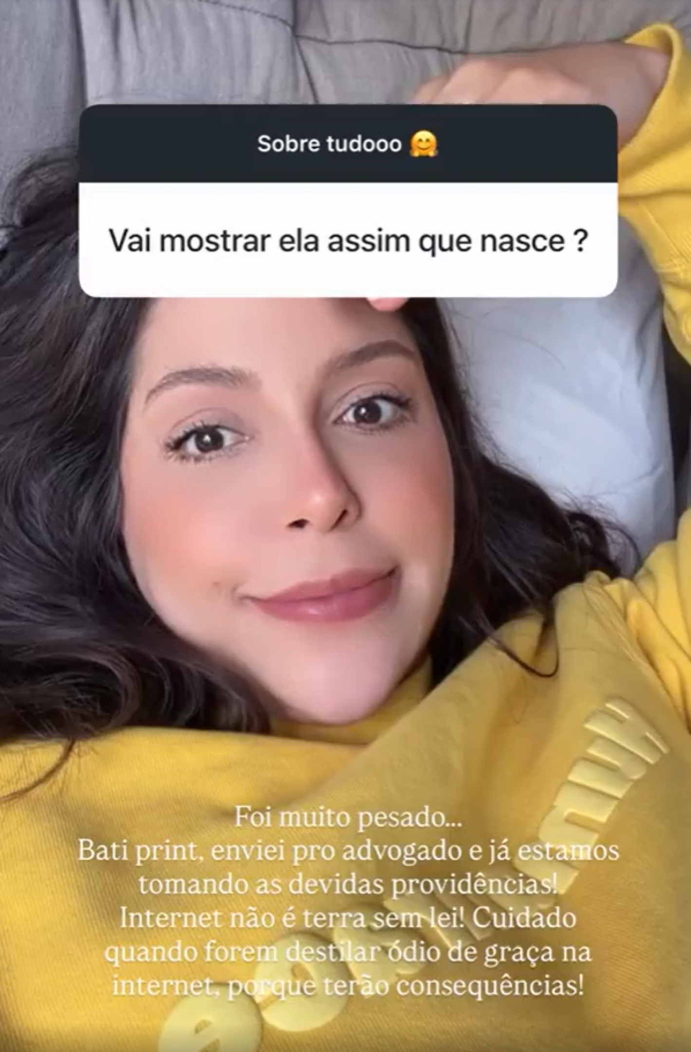 Laís Caldas está à espera da primeira filha