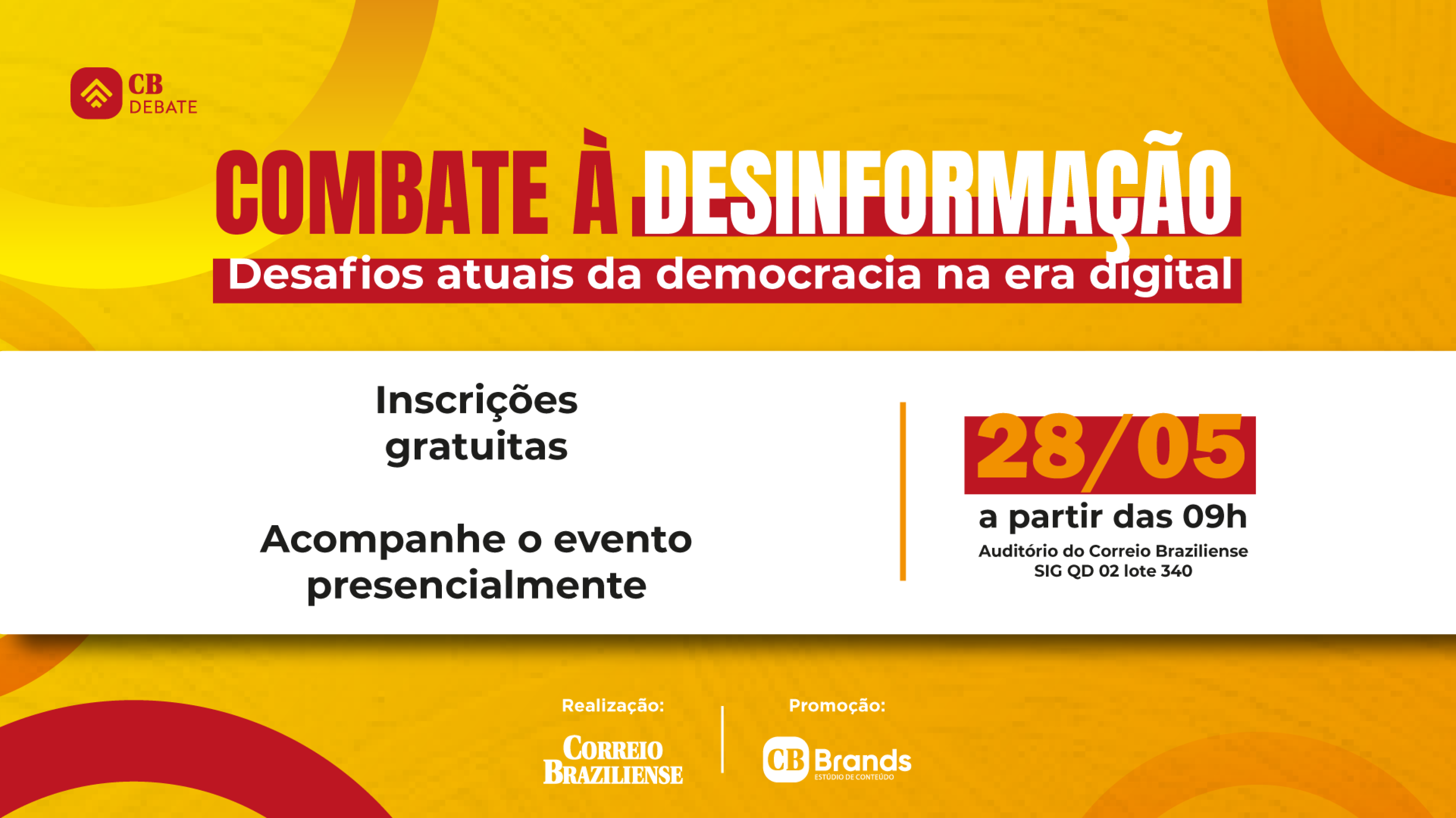 Combate à Desinformação: desafios atuais da democracia na era digital - (crédito: CB Brands) Combate à Desinformação: desafios atuais da democracia na era digital - (crédito: CB Brands)