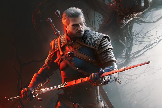Geralt de Rívia volta para protagonizar mais uma aventura, dessa vez com conteúdo inédito. - (crédito: Divulgação/CD Projekt Red) Geralt de Rívia volta para protagonizar mais uma aventura, dessa vez com conteúdo inédito. - (crédito: Divulgação/CD Projekt Red)