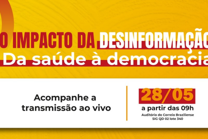 O Pacto da Desinformação: Da saúde à democracia - (crédito: CB.BRANDS) O Pacto da Desinformação: Da saúde à democracia - (crédito: CB.BRANDS)