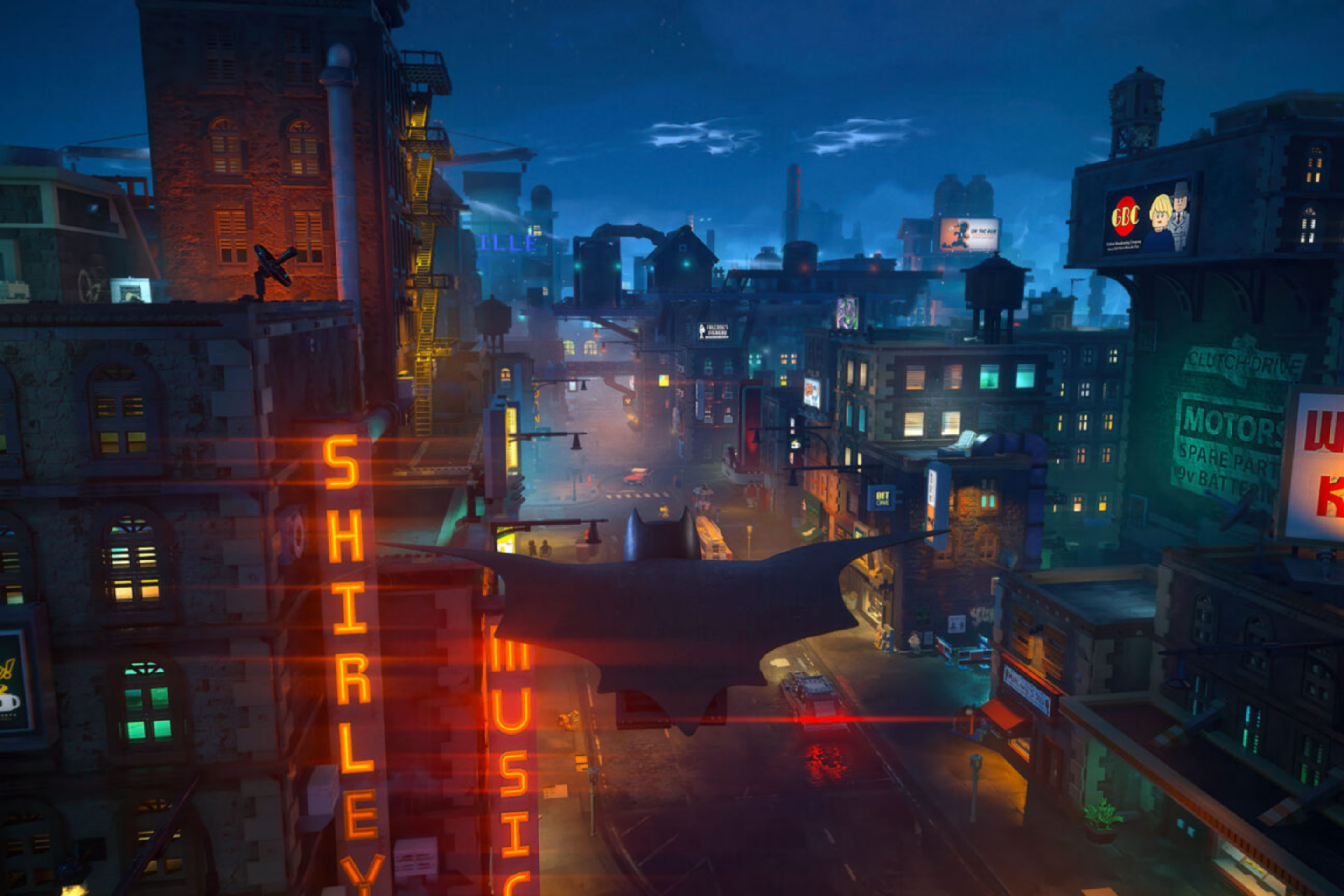 Assim como os jogos da s&eacute;rie Arkham, LEGO Batman abre Gotham para o jogador explorar a cidade g&oacute;tica do her&oacute;i da DC Comics.