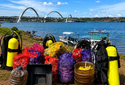 PMDF reforça conscientização da população sobre o descarte correto de lixo -  (crédito: Divulga&ccedil;&atilde;o/PMDF) -PMDF reforça conscientização da população sobre o descarte correto de lixo -  (crédito: Divulga&ccedil;&atilde;o/PMDF)