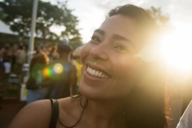 A jornalista Cristiane Sampaio - (crédito: Reprodução / Instagram / @cristianesampaio19) A jornalista Cristiane Sampaio - (crédito: Reprodução / Instagram / @cristianesampaio19)